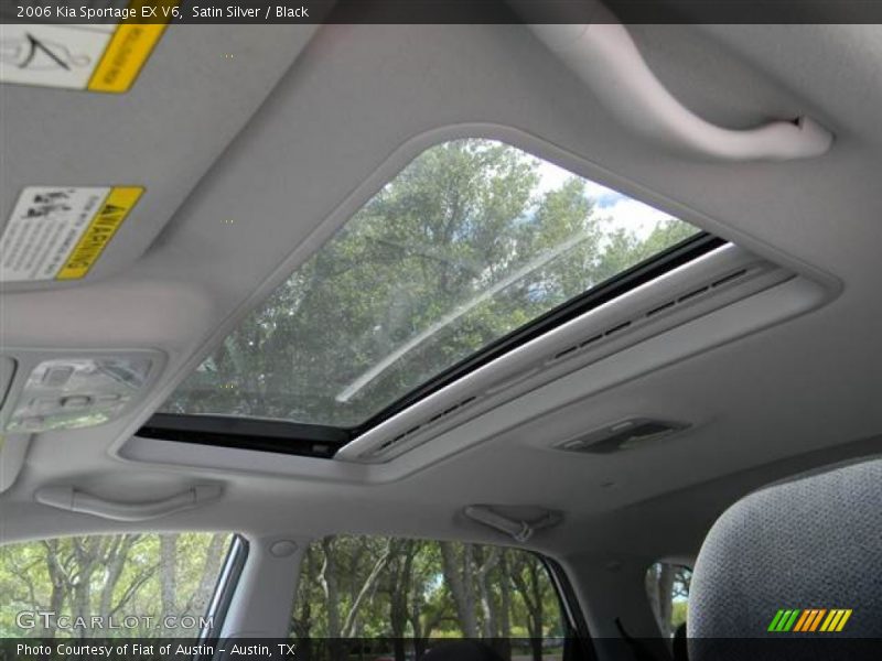 Satin Silver / Black 2006 Kia Sportage EX V6