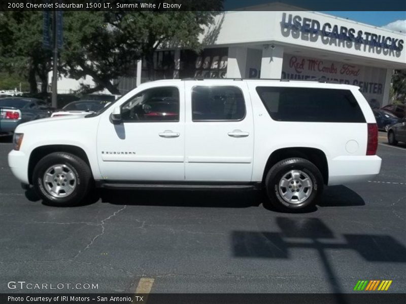 Summit White / Ebony 2008 Chevrolet Suburban 1500 LT