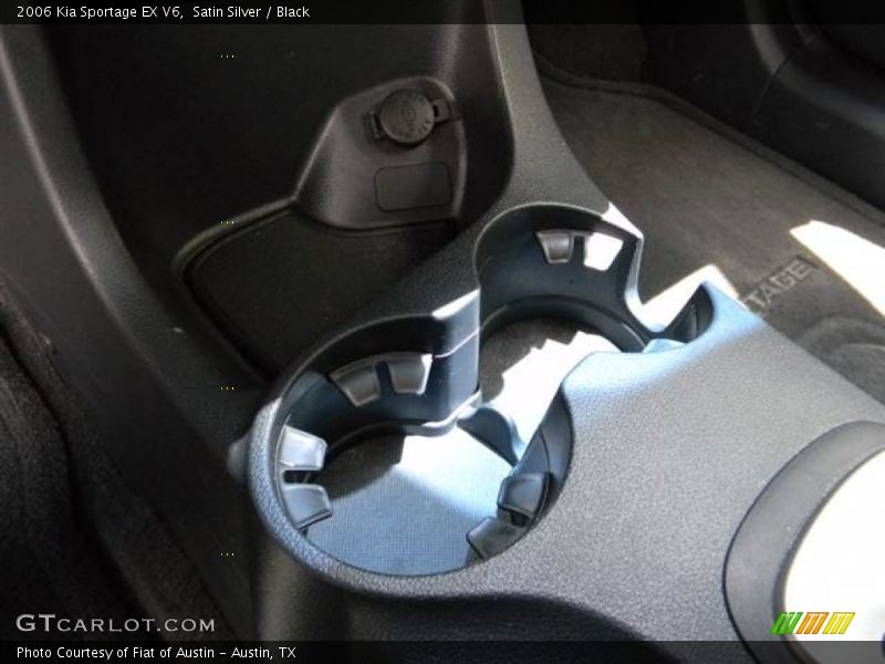 Satin Silver / Black 2006 Kia Sportage EX V6