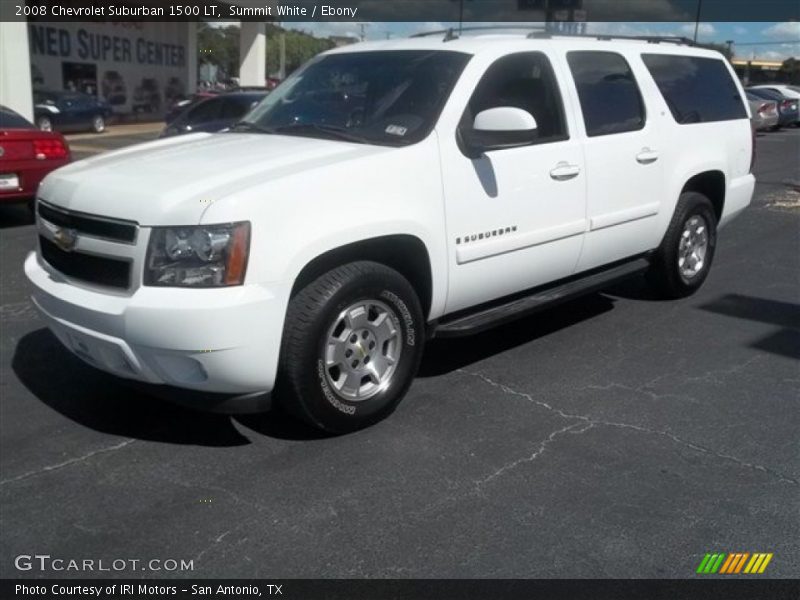 Summit White / Ebony 2008 Chevrolet Suburban 1500 LT