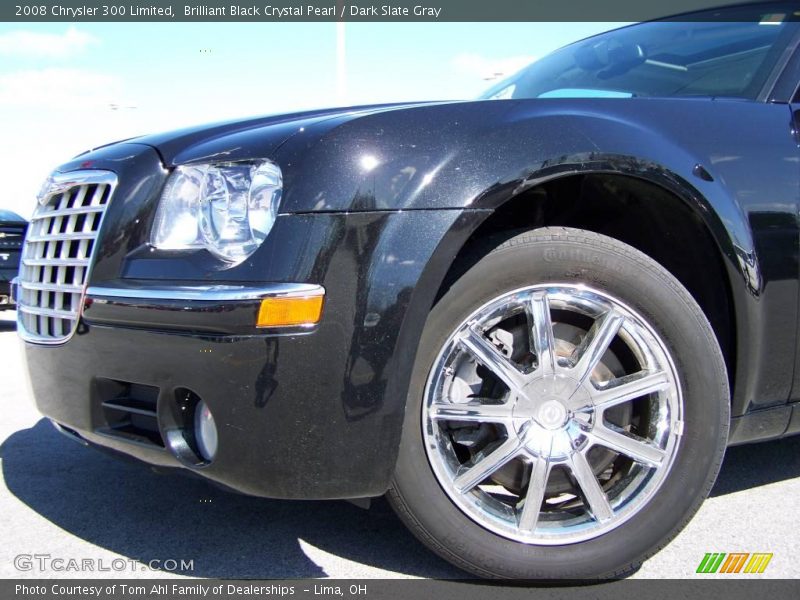Brilliant Black Crystal Pearl / Dark Slate Gray 2008 Chrysler 300 Limited