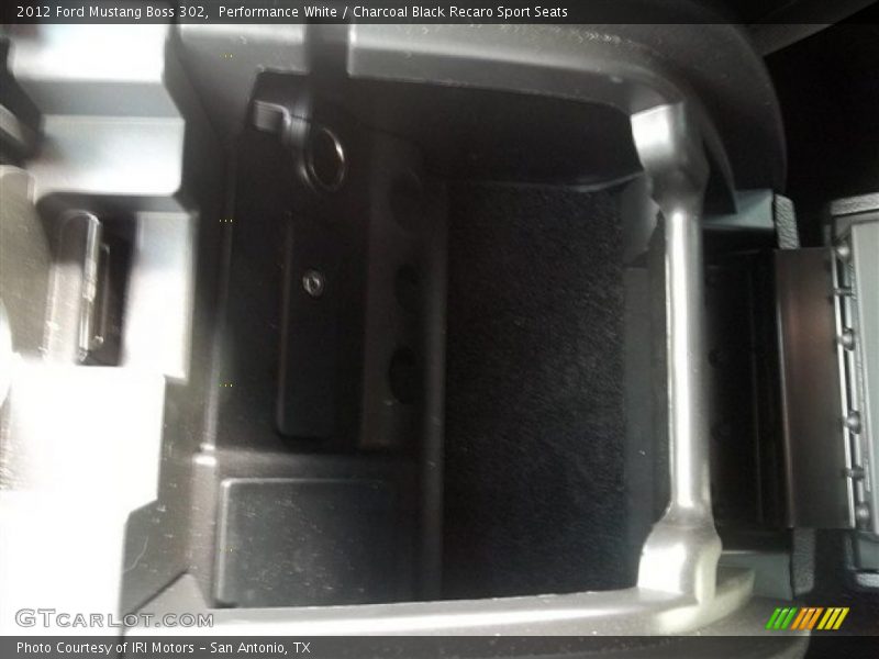 Performance White / Charcoal Black Recaro Sport Seats 2012 Ford Mustang Boss 302