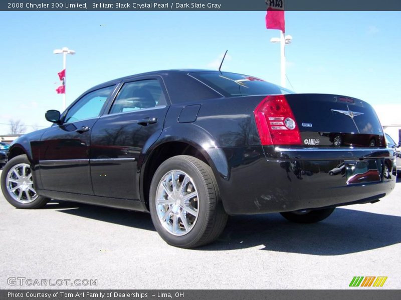 Brilliant Black Crystal Pearl / Dark Slate Gray 2008 Chrysler 300 Limited