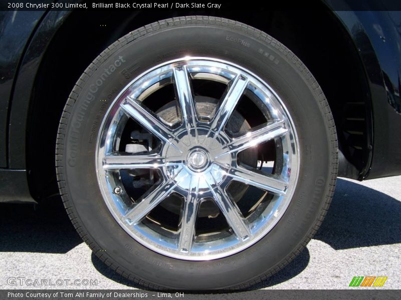 Brilliant Black Crystal Pearl / Dark Slate Gray 2008 Chrysler 300 Limited