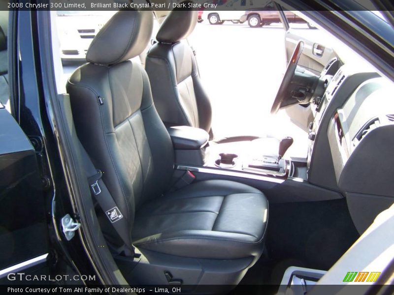 Brilliant Black Crystal Pearl / Dark Slate Gray 2008 Chrysler 300 Limited
