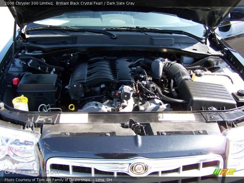 Brilliant Black Crystal Pearl / Dark Slate Gray 2008 Chrysler 300 Limited
