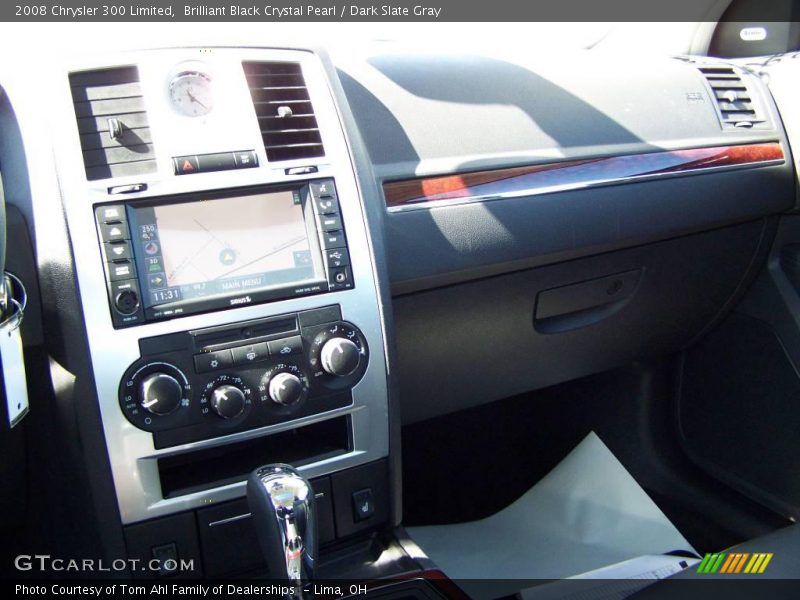 Brilliant Black Crystal Pearl / Dark Slate Gray 2008 Chrysler 300 Limited