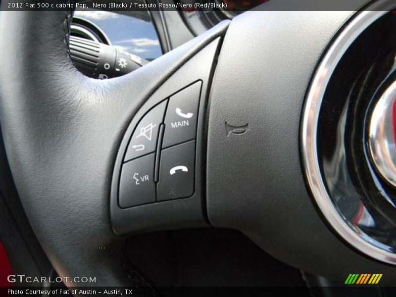 Controls of 2012 500 c cabrio Pop