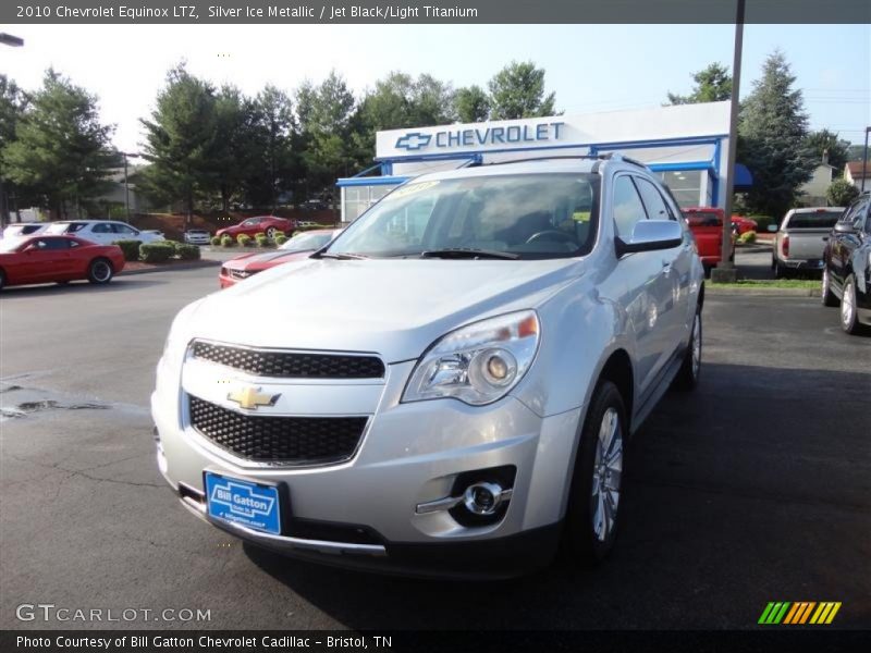 Silver Ice Metallic / Jet Black/Light Titanium 2010 Chevrolet Equinox LTZ