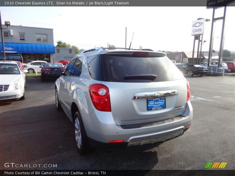 Silver Ice Metallic / Jet Black/Light Titanium 2010 Chevrolet Equinox LTZ