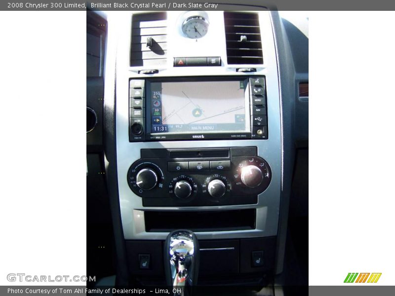 Brilliant Black Crystal Pearl / Dark Slate Gray 2008 Chrysler 300 Limited
