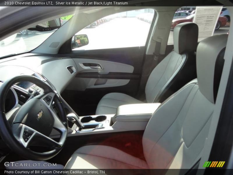 Front Seat of 2010 Equinox LTZ