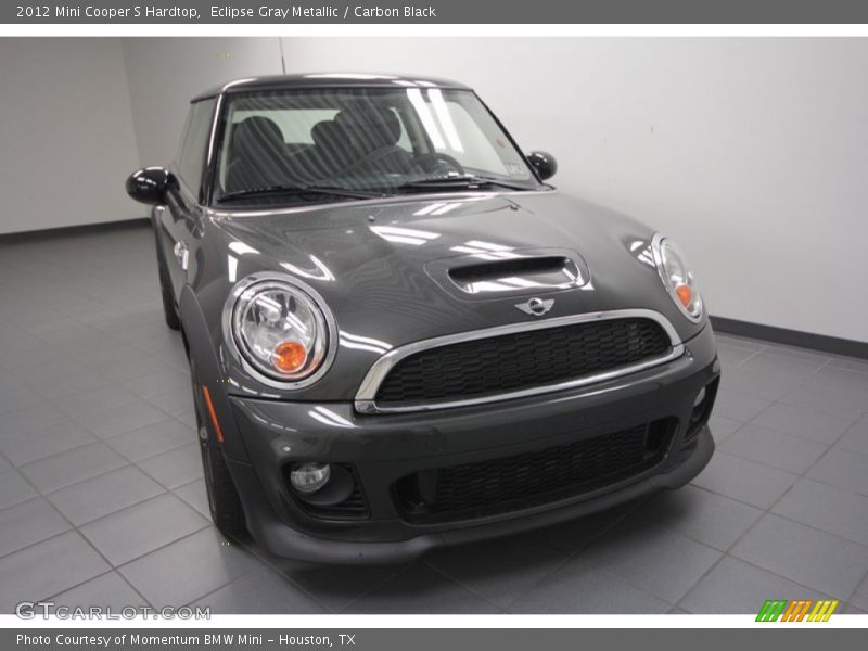 Eclipse Gray Metallic / Carbon Black 2012 Mini Cooper S Hardtop