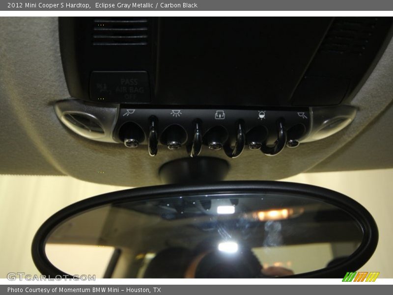 Eclipse Gray Metallic / Carbon Black 2012 Mini Cooper S Hardtop