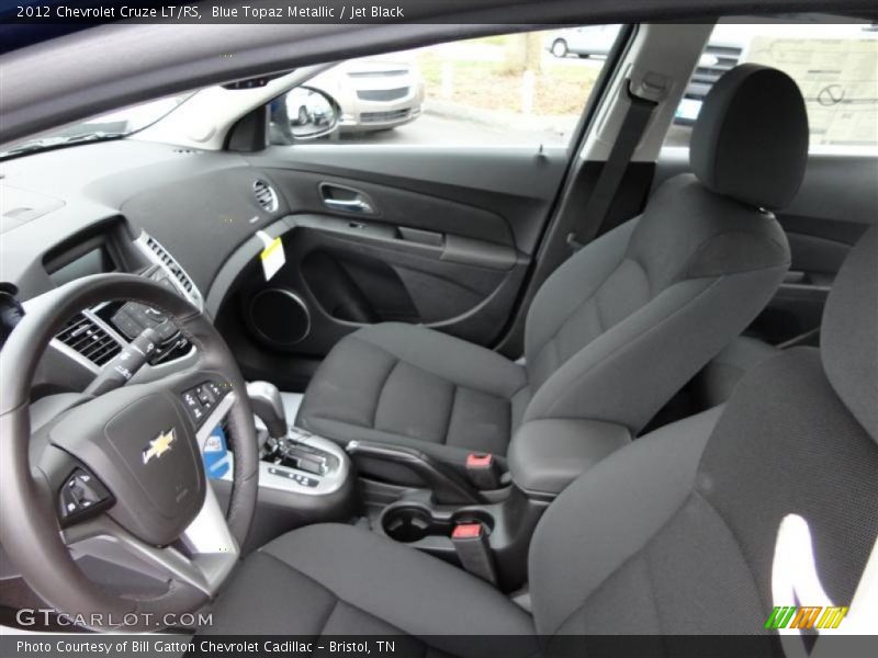 Blue Topaz Metallic / Jet Black 2012 Chevrolet Cruze LT/RS