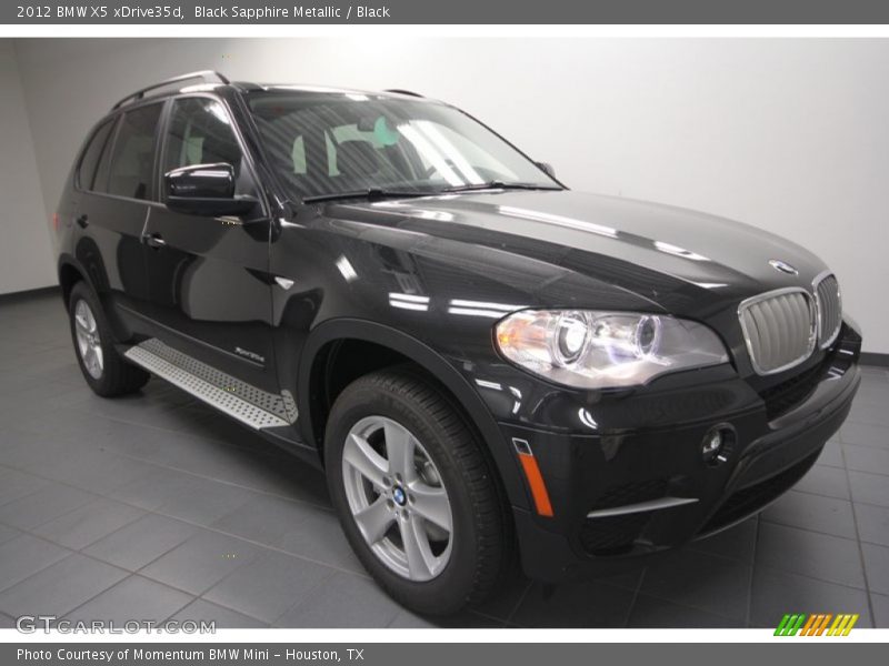 Black Sapphire Metallic / Black 2012 BMW X5 xDrive35d