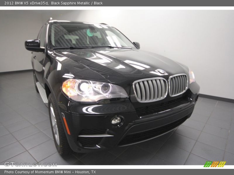 Black Sapphire Metallic / Black 2012 BMW X5 xDrive35d