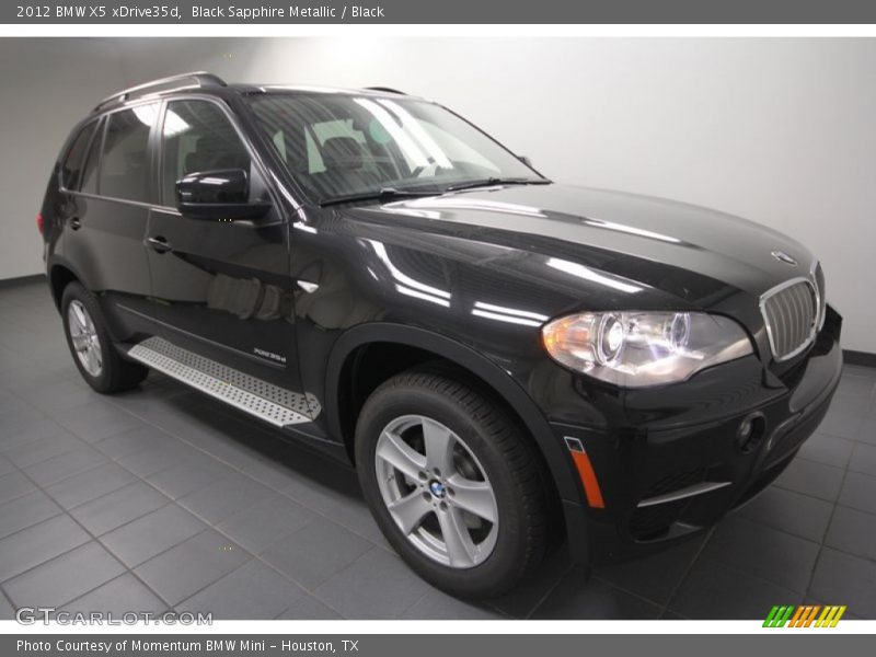 Black Sapphire Metallic / Black 2012 BMW X5 xDrive35d