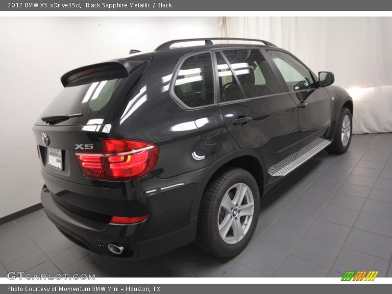 Black Sapphire Metallic / Black 2012 BMW X5 xDrive35d