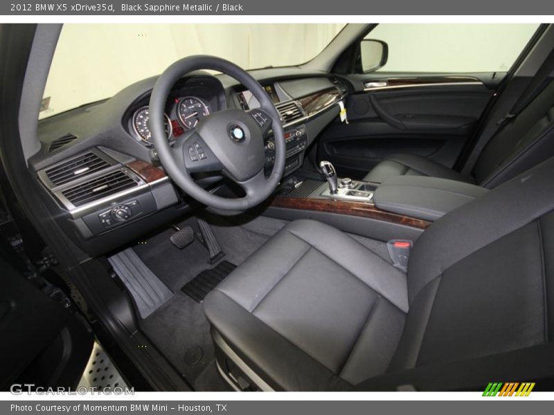 Black Sapphire Metallic / Black 2012 BMW X5 xDrive35d