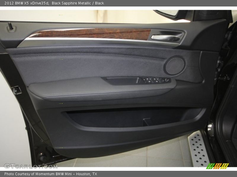 Black Sapphire Metallic / Black 2012 BMW X5 xDrive35d