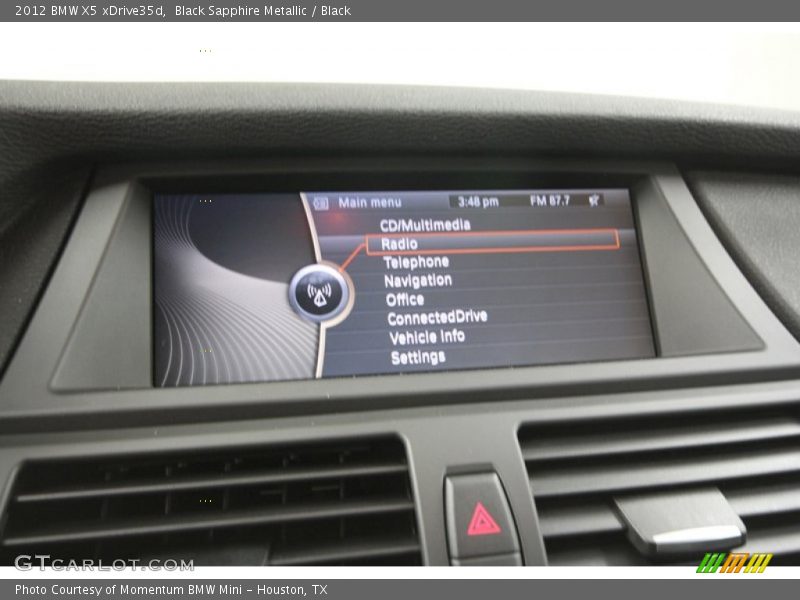 Black Sapphire Metallic / Black 2012 BMW X5 xDrive35d
