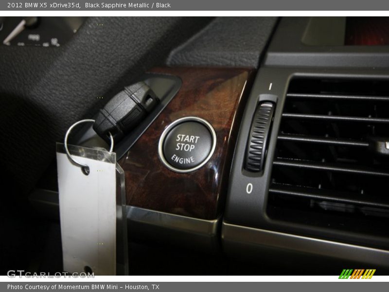 Black Sapphire Metallic / Black 2012 BMW X5 xDrive35d