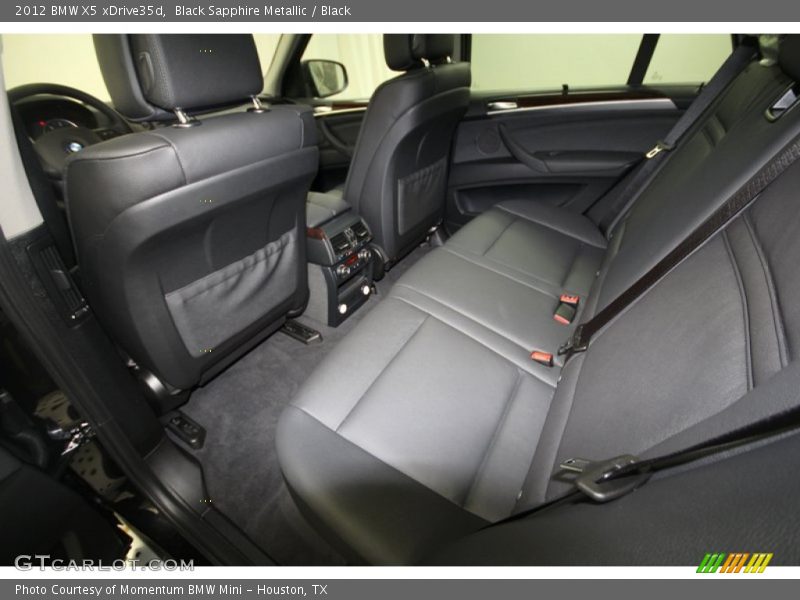Black Sapphire Metallic / Black 2012 BMW X5 xDrive35d