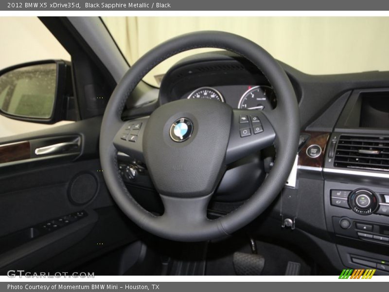 Black Sapphire Metallic / Black 2012 BMW X5 xDrive35d
