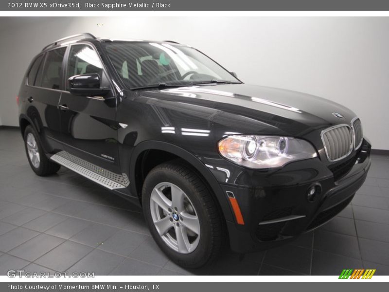 Black Sapphire Metallic / Black 2012 BMW X5 xDrive35d