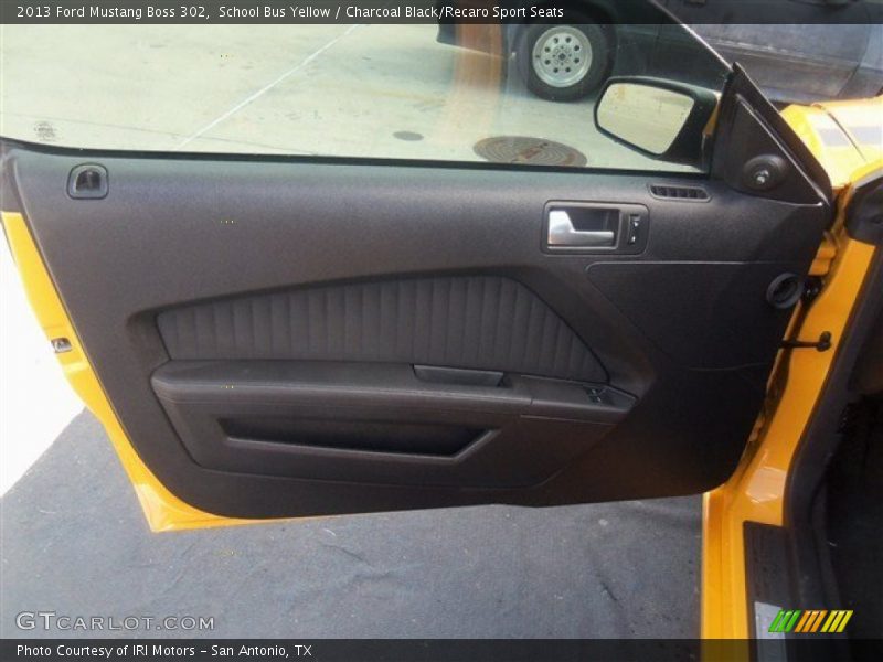 Door Panel of 2013 Mustang Boss 302