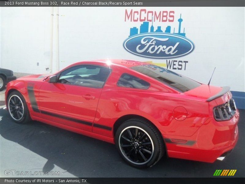 Race Red / Charcoal Black/Recaro Sport Seats 2013 Ford Mustang Boss 302