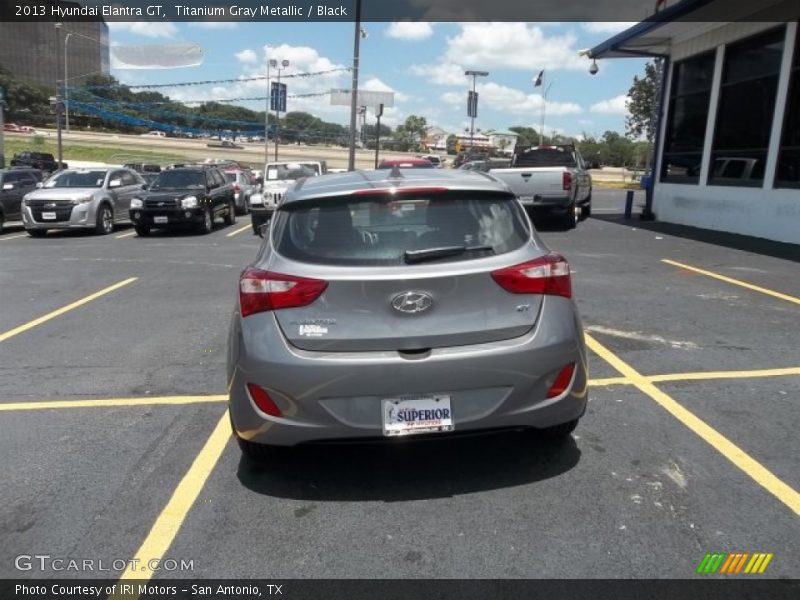 Titanium Gray Metallic / Black 2013 Hyundai Elantra GT