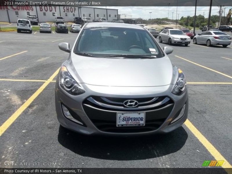 Titanium Gray Metallic / Black 2013 Hyundai Elantra GT