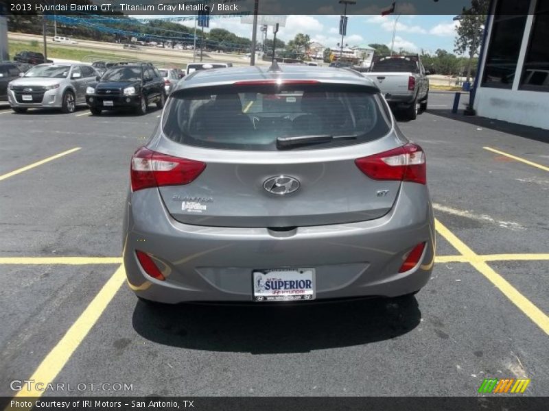 Titanium Gray Metallic / Black 2013 Hyundai Elantra GT