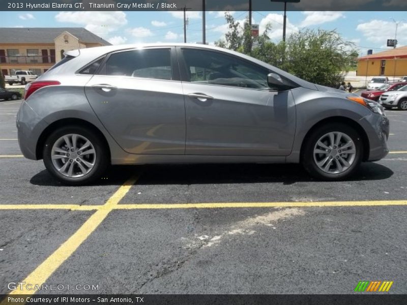 Titanium Gray Metallic / Black 2013 Hyundai Elantra GT