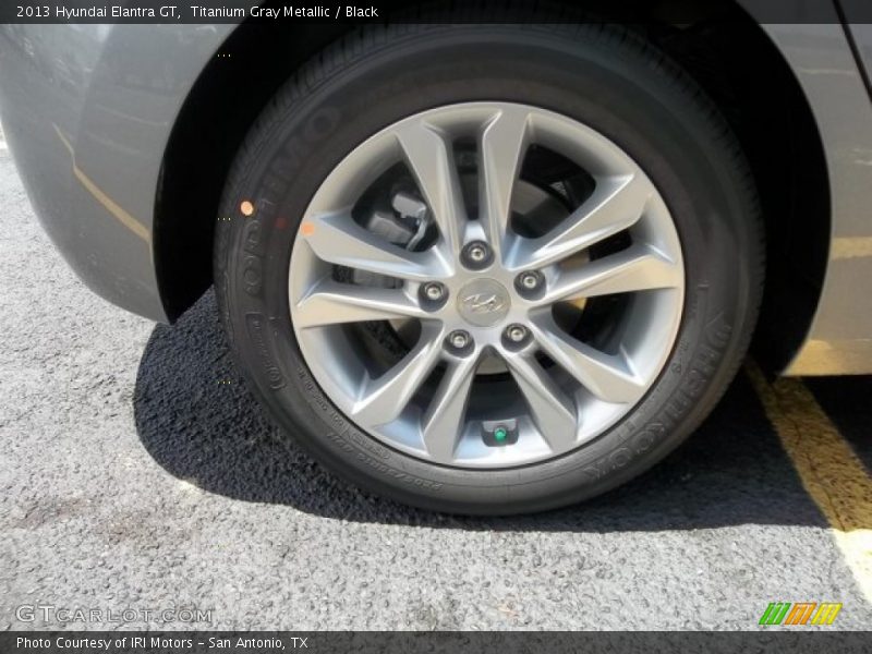 Titanium Gray Metallic / Black 2013 Hyundai Elantra GT