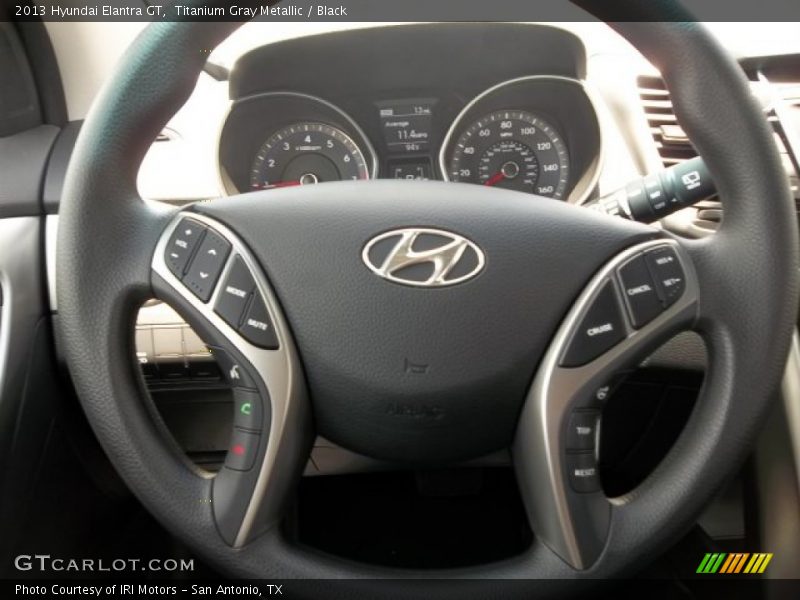 Titanium Gray Metallic / Black 2013 Hyundai Elantra GT