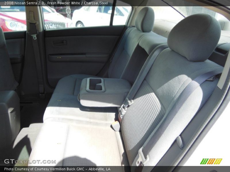 Fresh Powder White / Charcoal/Steel 2008 Nissan Sentra 2.0