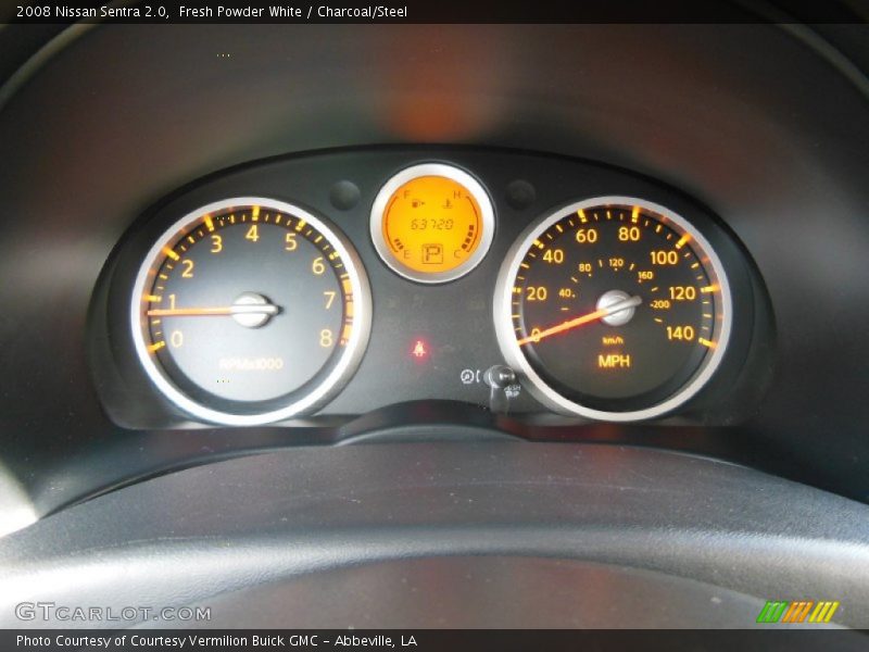 Fresh Powder White / Charcoal/Steel 2008 Nissan Sentra 2.0