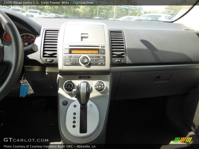 Fresh Powder White / Charcoal/Steel 2008 Nissan Sentra 2.0