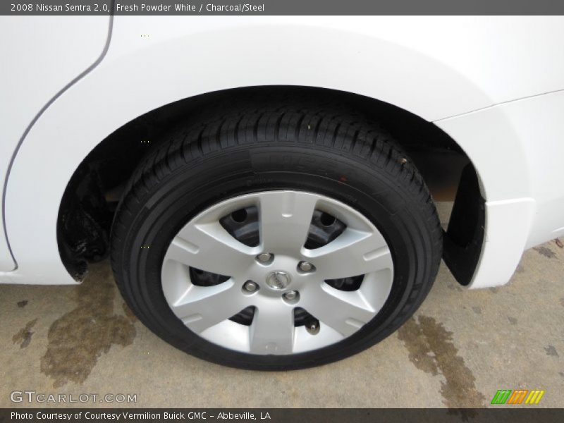 Fresh Powder White / Charcoal/Steel 2008 Nissan Sentra 2.0