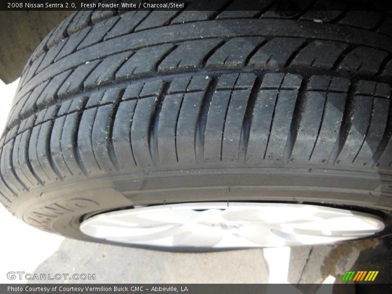 Fresh Powder White / Charcoal/Steel 2008 Nissan Sentra 2.0
