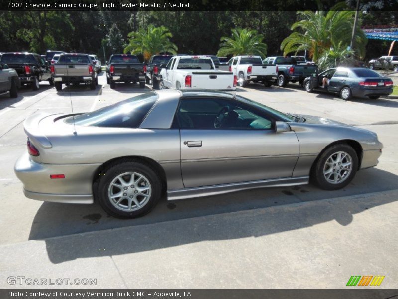 Light Pewter Metallic / Neutral 2002 Chevrolet Camaro Coupe