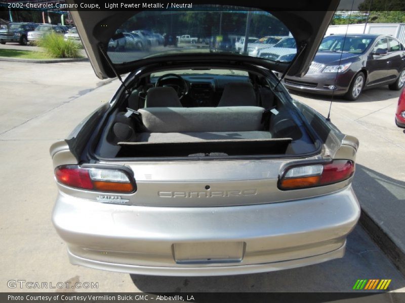 Light Pewter Metallic / Neutral 2002 Chevrolet Camaro Coupe