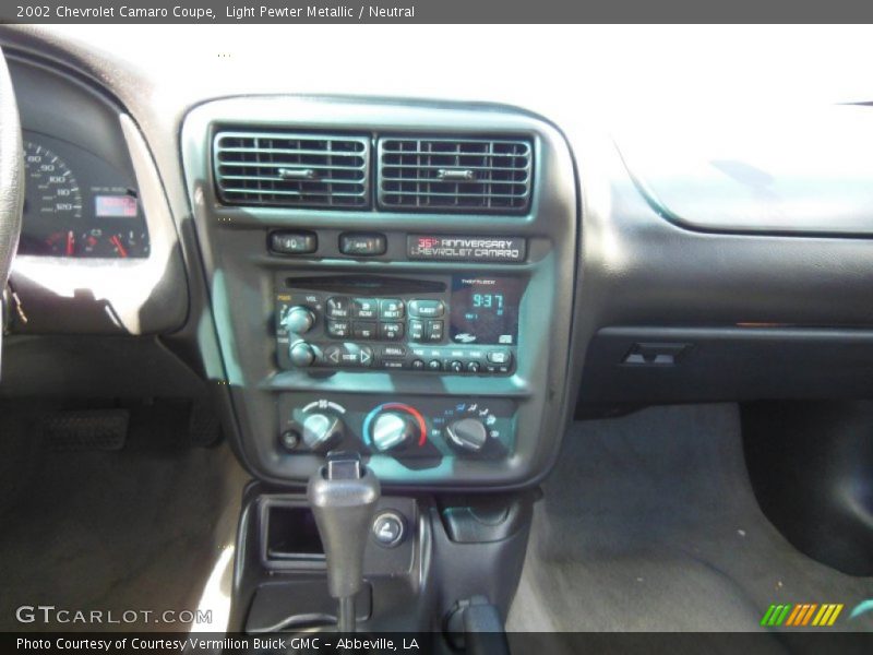 Light Pewter Metallic / Neutral 2002 Chevrolet Camaro Coupe