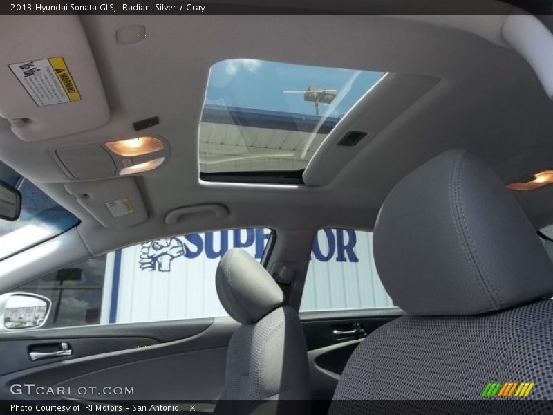 Radiant Silver / Gray 2013 Hyundai Sonata GLS