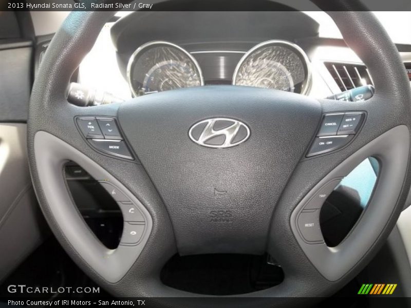Radiant Silver / Gray 2013 Hyundai Sonata GLS