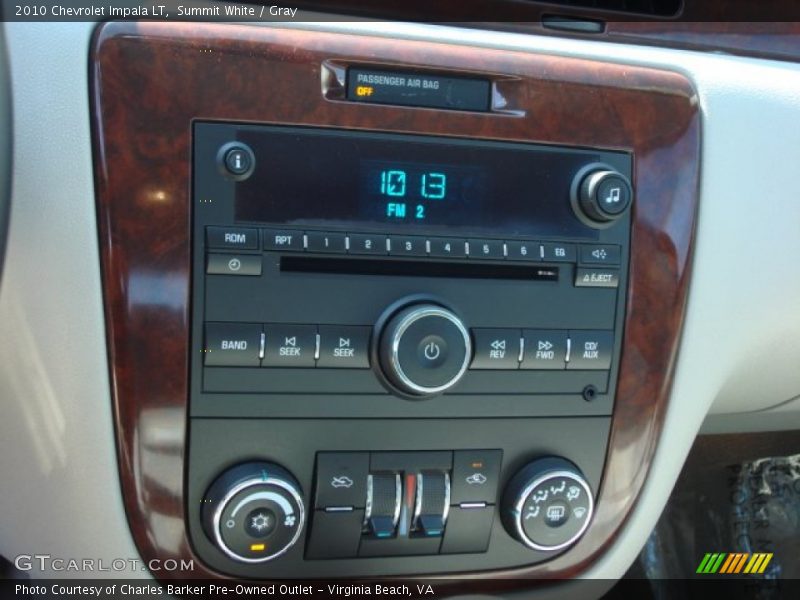 Summit White / Gray 2010 Chevrolet Impala LT