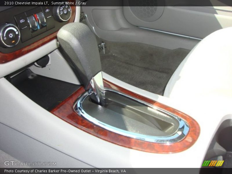 Summit White / Gray 2010 Chevrolet Impala LT